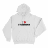 I Love Fakemink Unisex Hoodie White