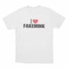 I Love Fakemink Unisex T Shirt White